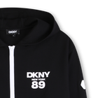 Sudadera con capucha con cremallera DKNY 
                    UNISEXO