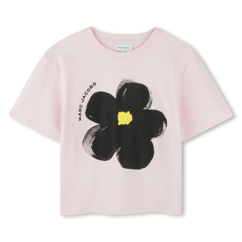 Camiseta manga corta y algod&oacute;n MARC JACOBS 
                        NI&Ntilde;A