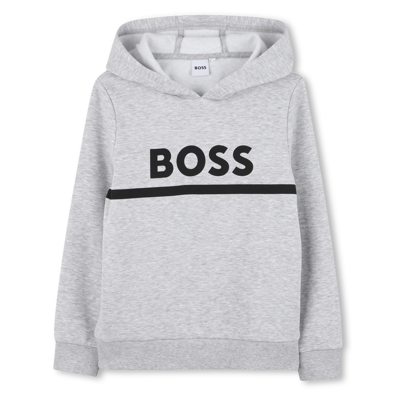 SUDADERA CON CAPUCHA BOSS 
                        NI&Ntilde;O