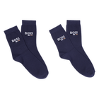 Pack de 2 pares de calcetines, MARINO, hi-res