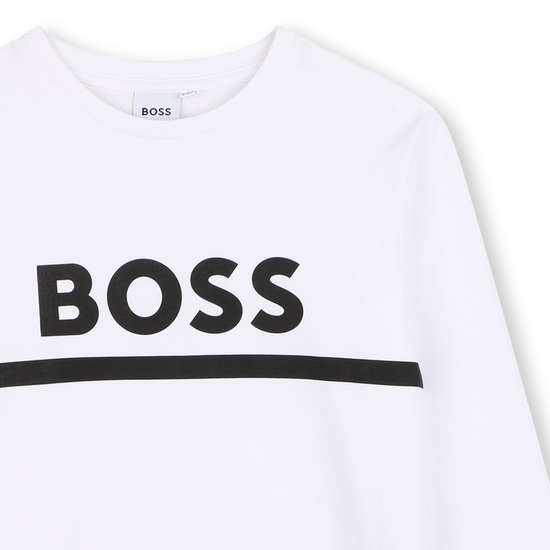 CAMISETA DE MANGA LARGA BOSS 
                        NI&Ntilde;O
