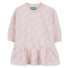 Vestido de forro polar estampado KENZO KIDS 
                    NI&Ntilde;A