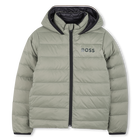 Plum&iacute;fero reversible con capucha BOSS 
                    NI&Ntilde;O