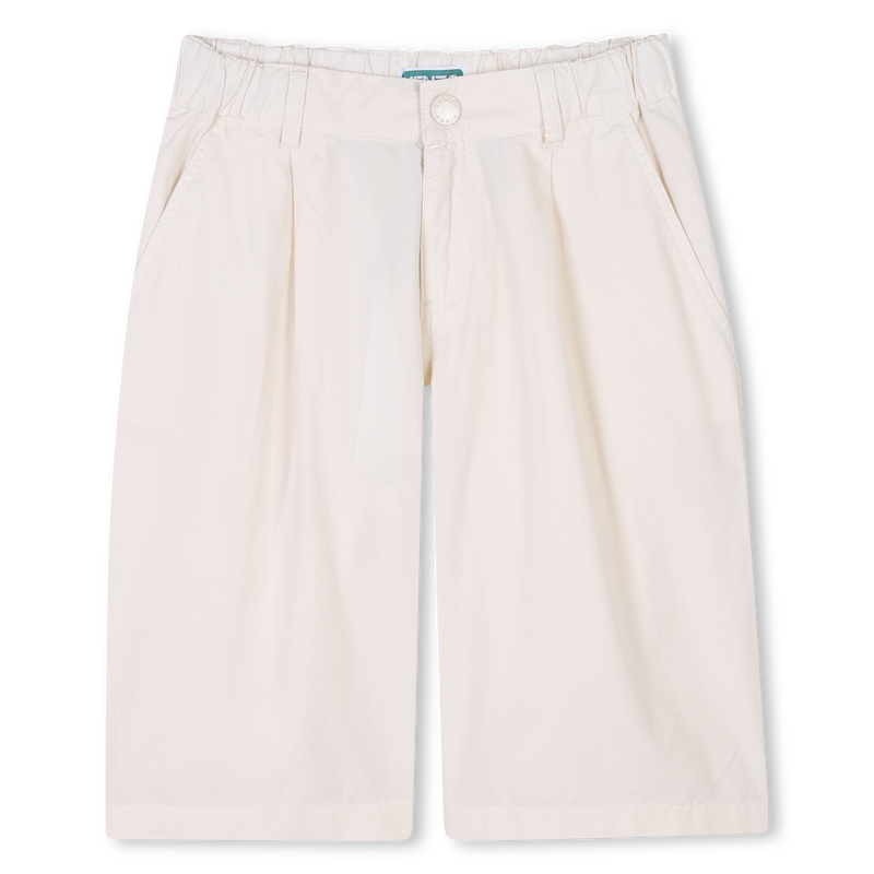 Bermudas lisas de algod&oacute;n KENZO KIDS 
                        NI&Ntilde;O
