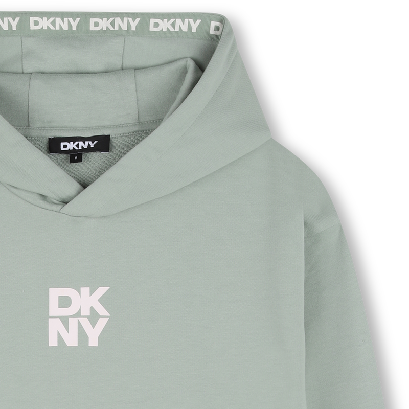 SUDADERA CON CAPUCHA DKNY 
                        UNISEXO