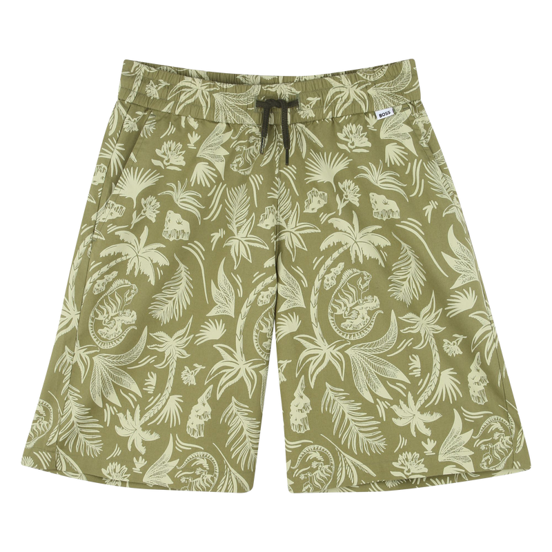 Bermudas de algod&oacute;n estampadas BOSS 
                        NI&Ntilde;O