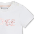 Camiseta estampado brillante BOSS 
                    NI&Ntilde;A