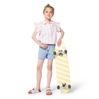 Camisa de rayas con mangas con volantes BILLIEBLUSH 
                    NI&Ntilde;A