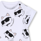 Vestido manga corta KARL LAGERFELD KIDS 
                    NI&Ntilde;A