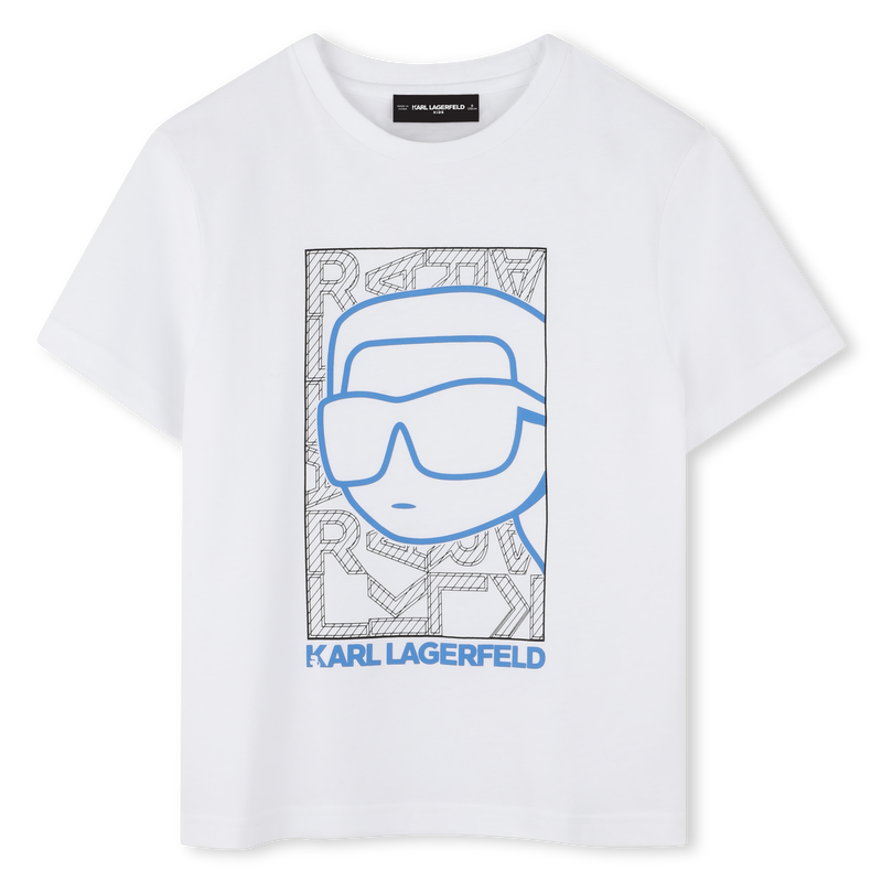 Camiseta con estampado KARL LAGERFELD KIDS 
                        NI&Ntilde;O