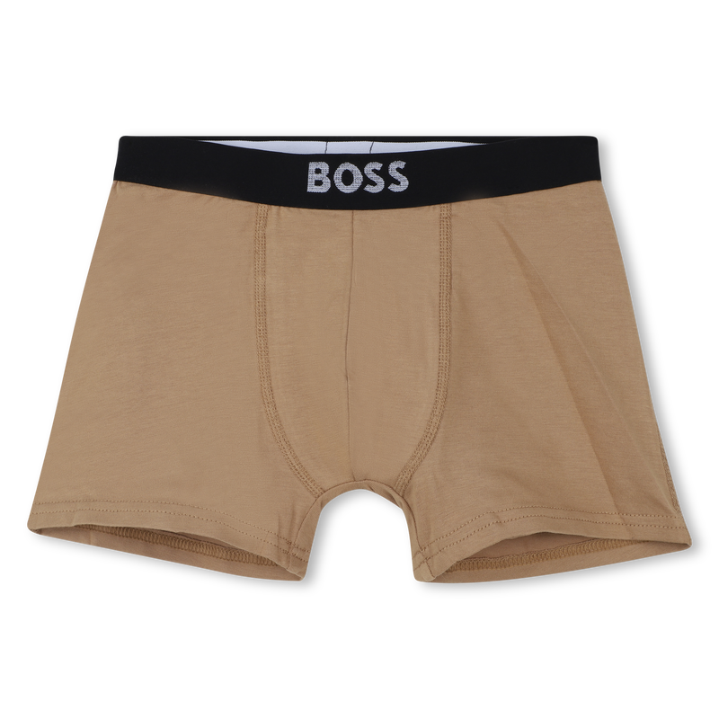 Pack de 2 calzoncillos b&oacute;xer de jersey BOSS 
                        NI&Ntilde;O