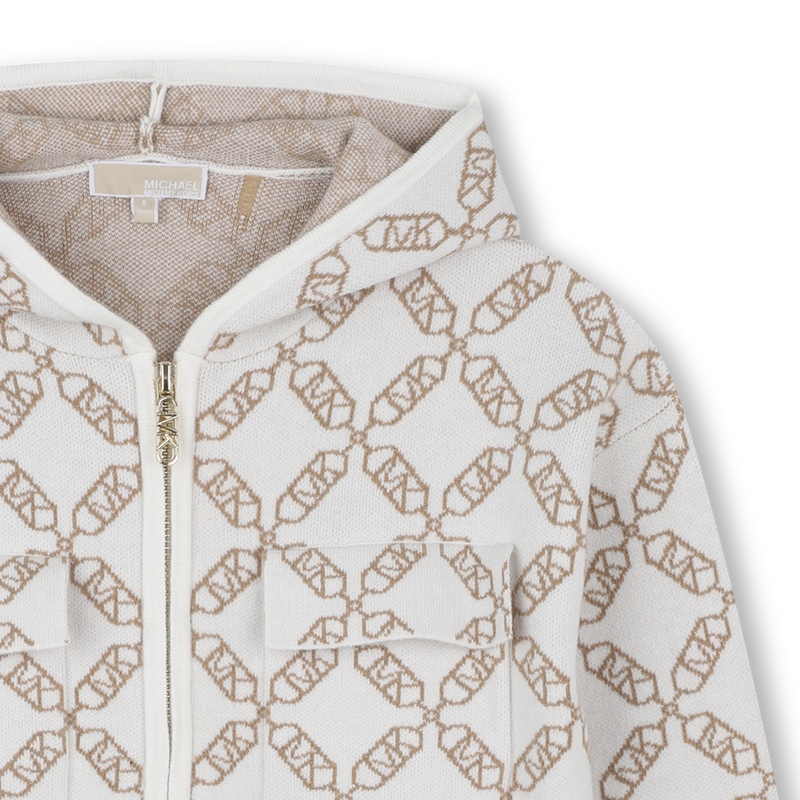 C&aacute;rdigan con capucha MICHAEL KORS 
                        NI&Ntilde;A