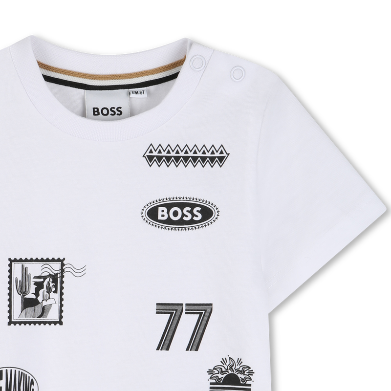 CAMISETA DE MANGA CORTA BOSS 
                        NI&Ntilde;O