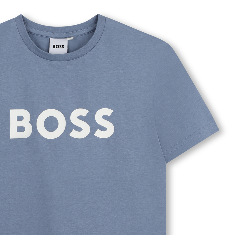 Camiseta de mangas cortas BOSS 
                        NI&Ntilde;O