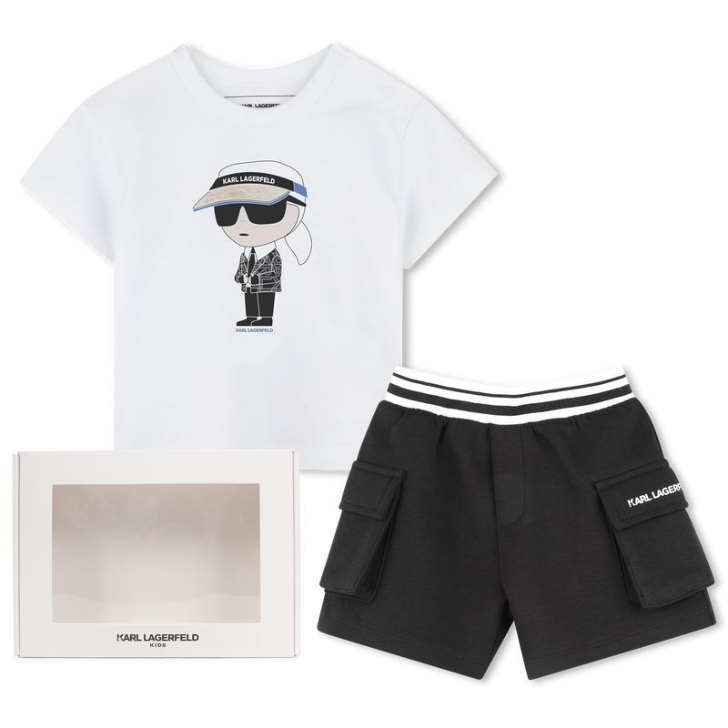 Conjunto pantal&oacute;n y camiseta KARL LAGERFELD KIDS 
                        NI&Ntilde;O
