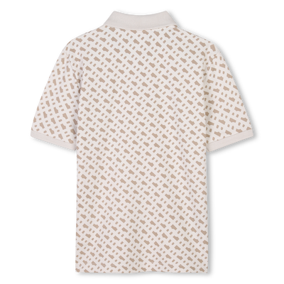Polo recto estampado BOSS NI&Ntilde;O