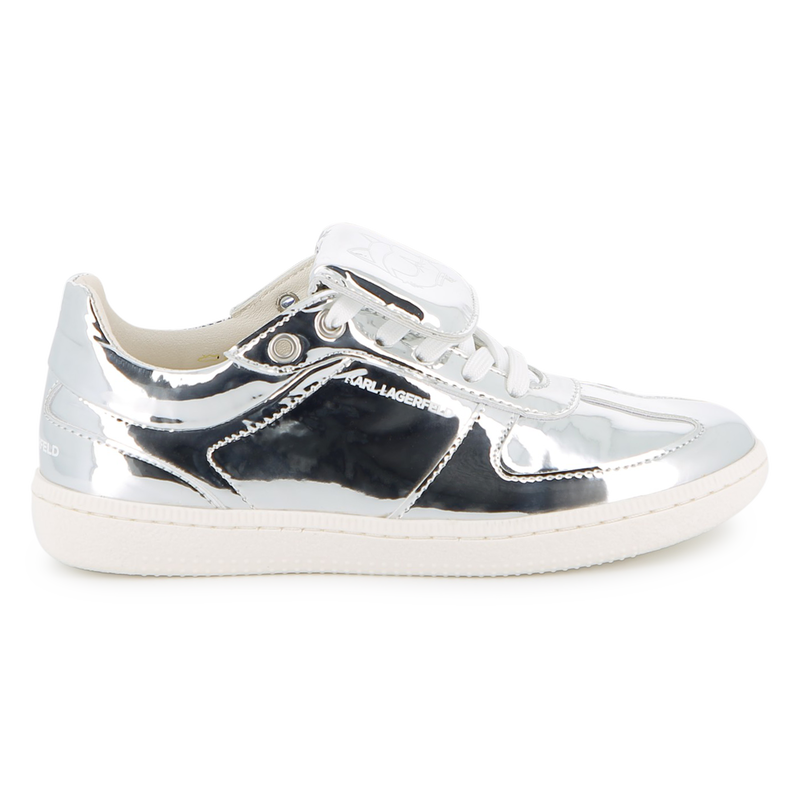 Zapatillas con efecto espejo KARL LAGERFELD KIDS 
                        NI&Ntilde;A