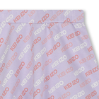 Falda acampanada con logo KENZO KIDS 
                    NI&Ntilde;A