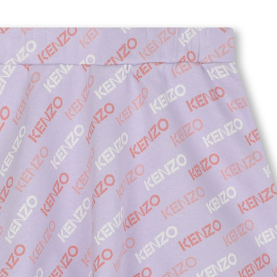 Falda acampanada con logo KENZO KIDS NI&Ntilde;A