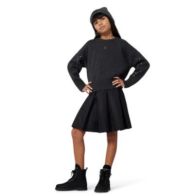 Gorro de punto de doble capa DKNY NIÑA