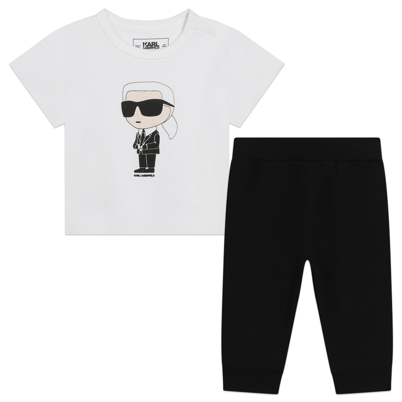 Conjunto camiseta y leggings KARL LAGERFELD KIDS 
                        NI&Ntilde;O
