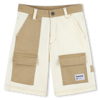 Bermudas ajustables de sarga TIMBERLAND 
                    NI&Ntilde;O
