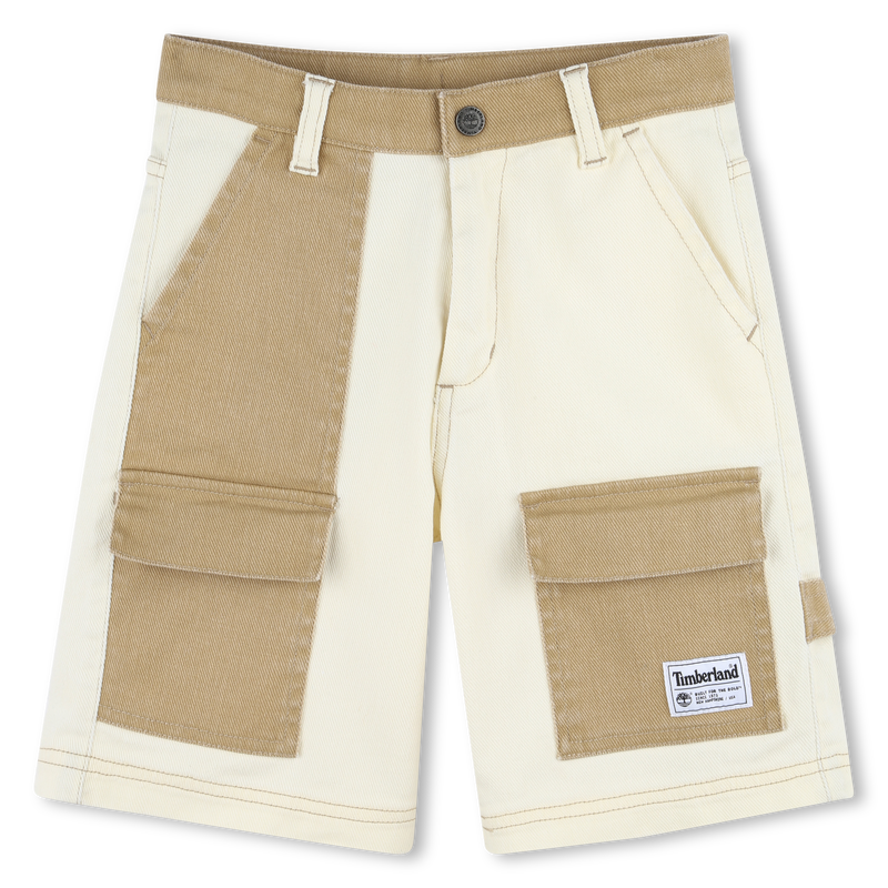 Bermudas ajustables de sarga TIMBERLAND 
                        NI&Ntilde;O