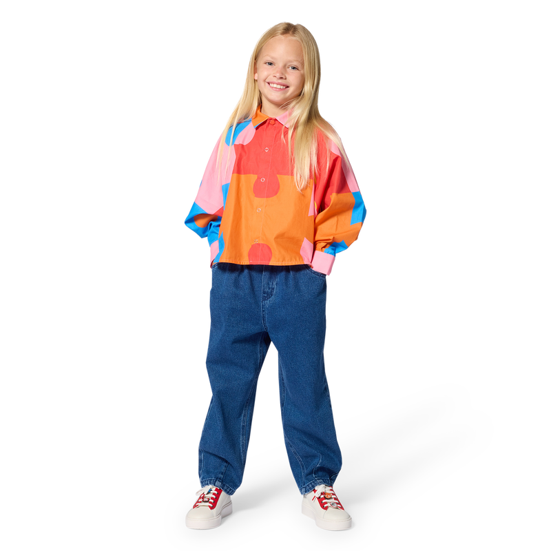 Pantal&oacute;n de denim KENZO KIDS 
                        NI&Ntilde;A