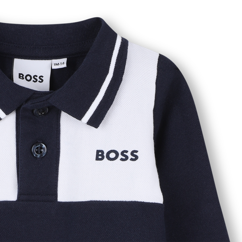 Mono cuello polo BOSS 
                        NI&Ntilde;O
