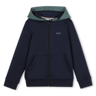 Sudadera con capucha con cremallera BOSS 
                    NI&Ntilde;O