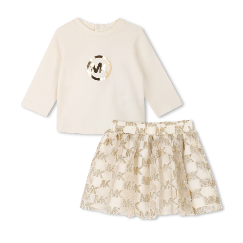 Conjunto de camiseta y falda MICHAEL KORS 
                        NI&Ntilde;A