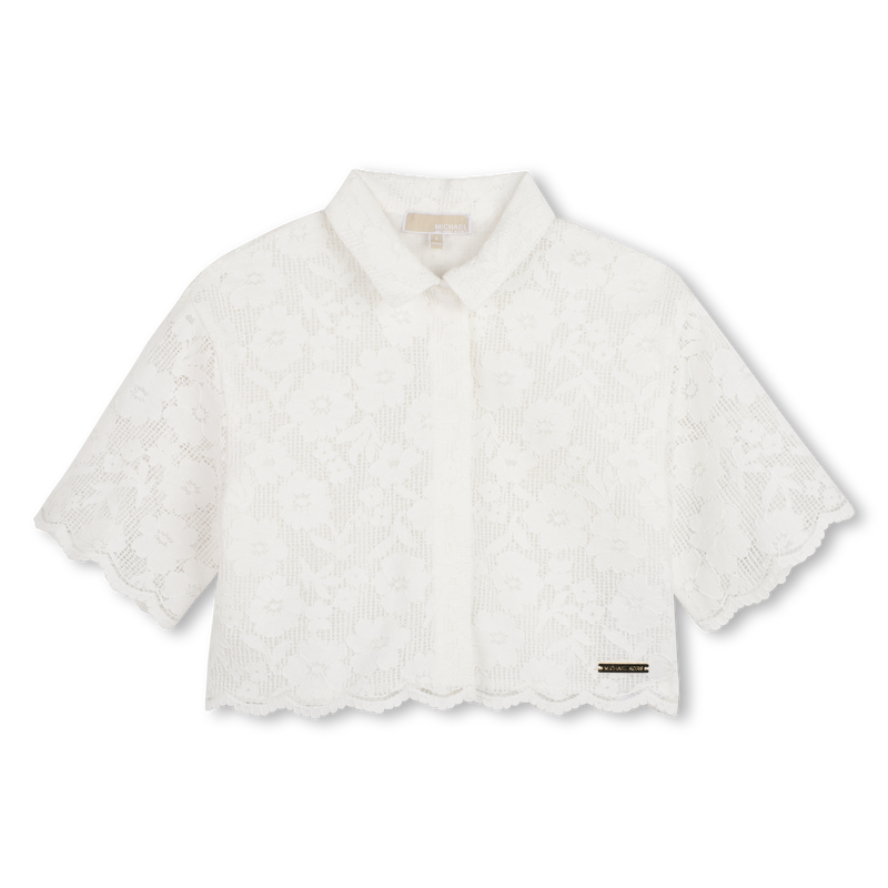 CAMISA DE MANGA CORTA MICHAEL KORS 
                        NI&Ntilde;A