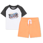 Conjunto de camiseta y pantal&oacute;n corto TIMBERLAND 
                    NI&Ntilde;O