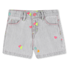 Shorts de mezclilla BILLIEBLUSH 
                    NI&Ntilde;A