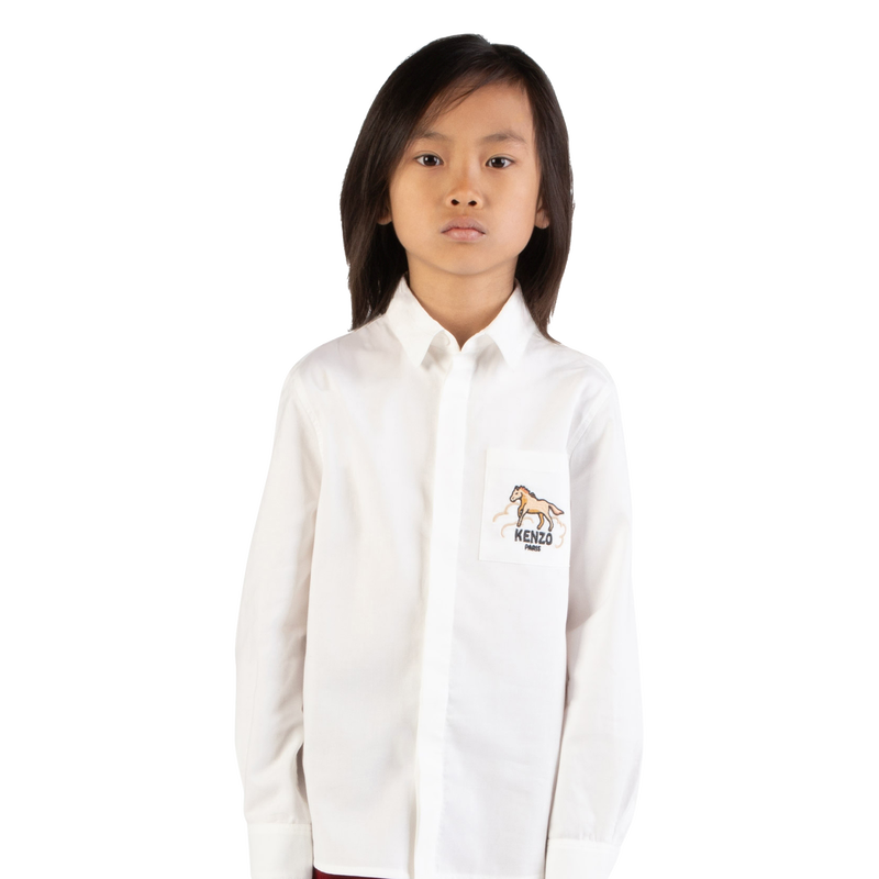CAMISA DE MANGA LARGA KENZO KIDS 
                        NI&Ntilde;O
