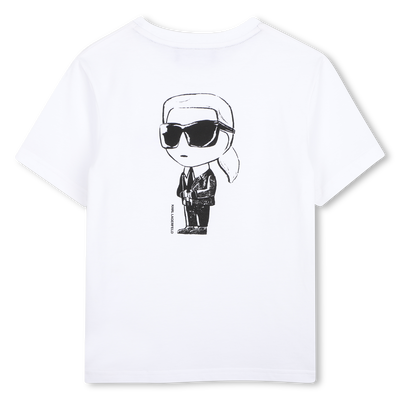 Camiseta de mangas cortas KARL LAGERFELD KIDS NI&Ntilde;O