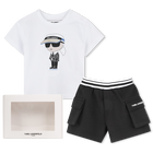 Conjunto pantal&oacute;n y camiseta KARL LAGERFELD KIDS 
                    NI&Ntilde;O
