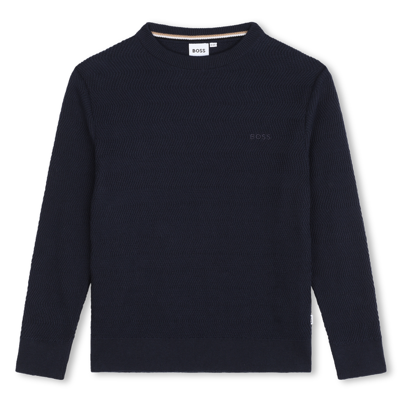 Jersey de algod&oacute;n BOSS 
                        NI&Ntilde;O