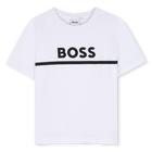 Conjunto de camiseta y pantalones cortos. BOSS 
                    NI&Ntilde;O