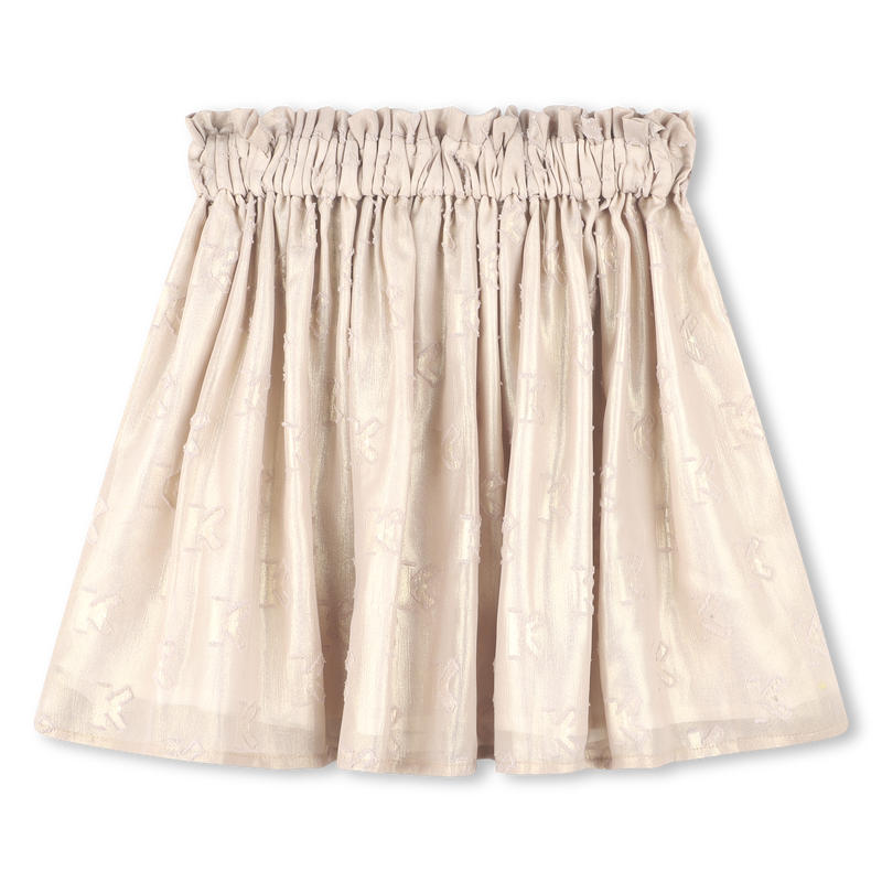Falda de jacquard lam&eacute; KENZO KIDS 
                        NI&Ntilde;A