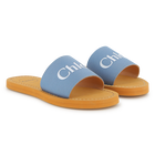 Chanclas de piel de oveja CHLOE 
                    NI&Ntilde;A