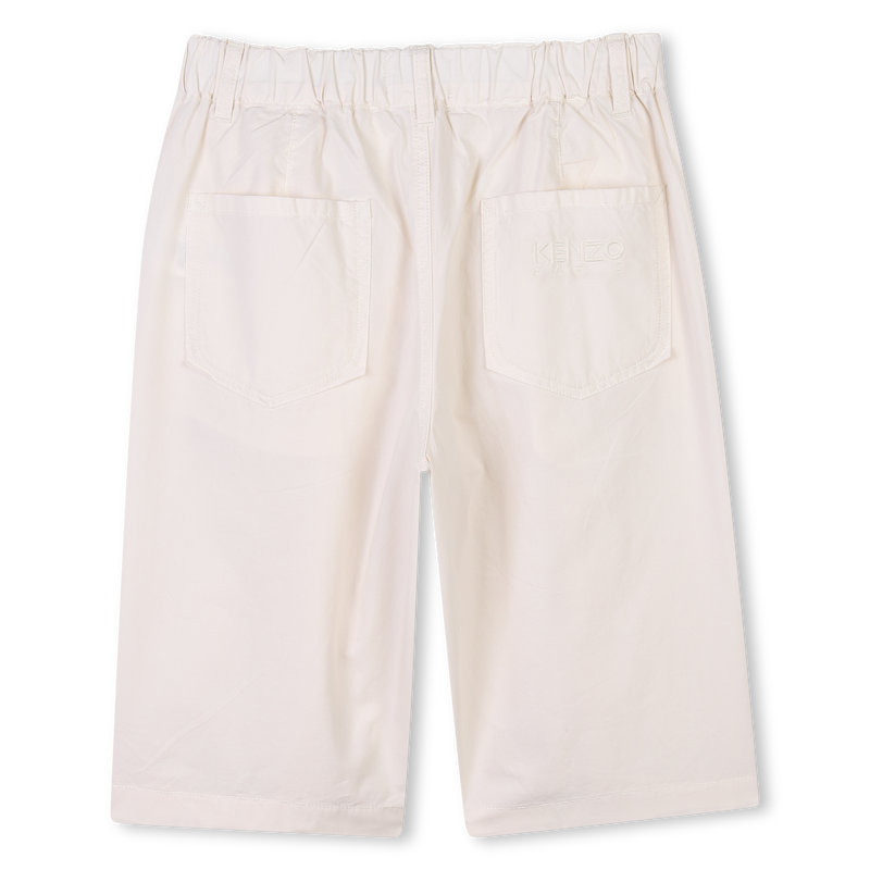 Bermudas lisas de algod&oacute;n KENZO KIDS 
                        NI&Ntilde;O