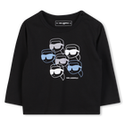 Camiseta de manga larga KARL LAGERFELD KIDS 
                    NI&Ntilde;O