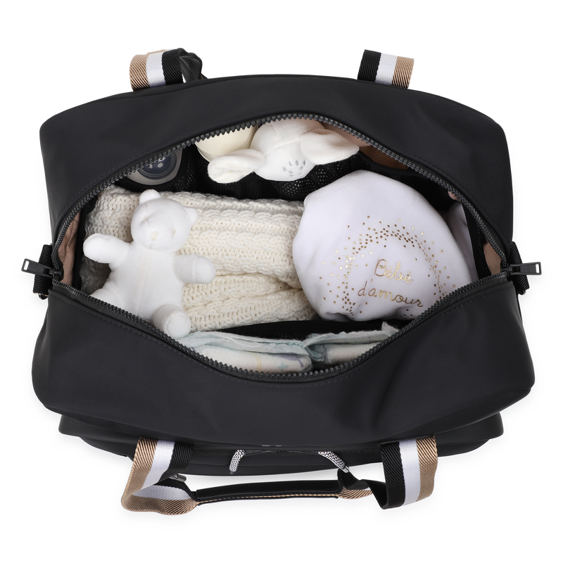 Bolsa de pa&ntilde;ales con cordones tricolor BOSS 
                        UNISEXO