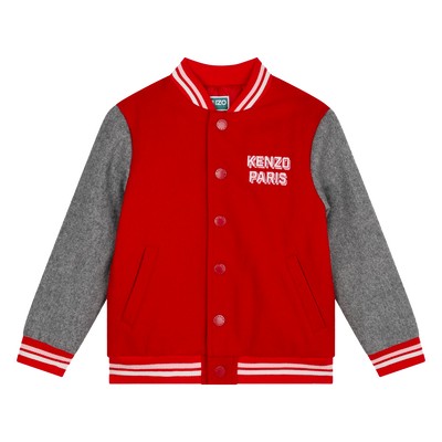 Cazadora de lana bordada KENZO KIDS NI&Ntilde;A