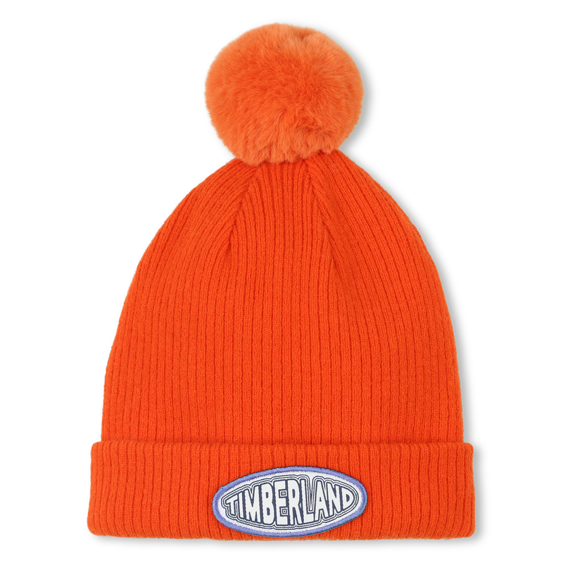 Gorro de punto con pomp&oacute;n polar TIMBERLAND 
                        NI&Ntilde;O