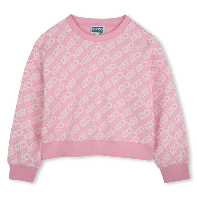 Sudadera de mulet&oacute;n de algod&oacute;n KENZO KIDS NI&Ntilde;A