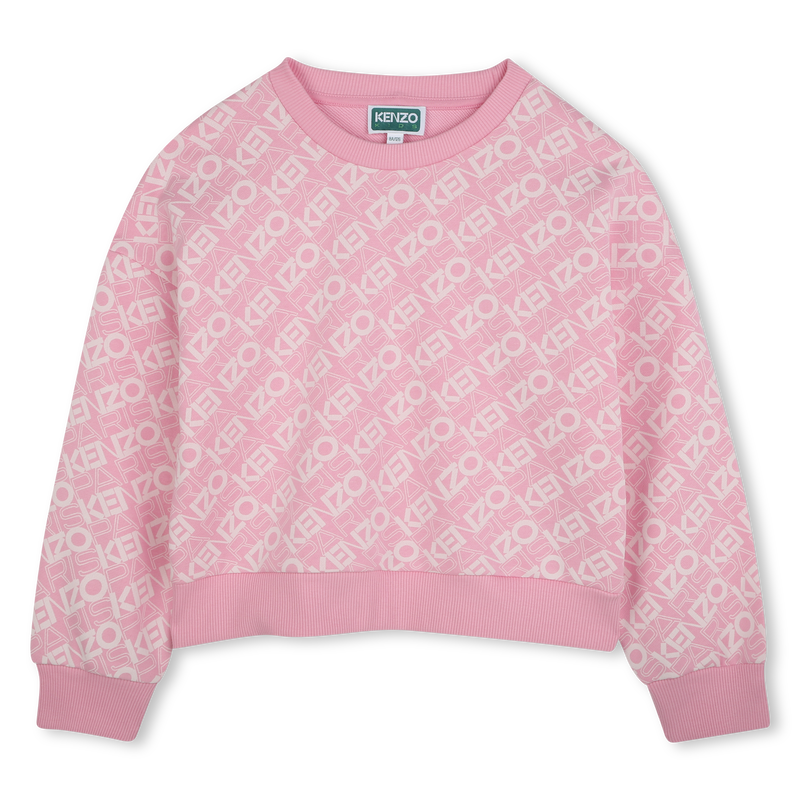 Sudadera de mulet&oacute;n de algod&oacute;n KENZO KIDS 
                        NI&Ntilde;A