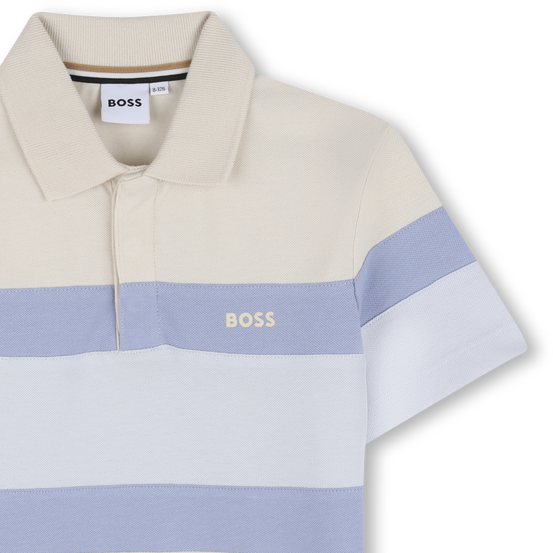 CONJUNTO POLO + BERMUDAS BOSS 
                        NI&Ntilde;O