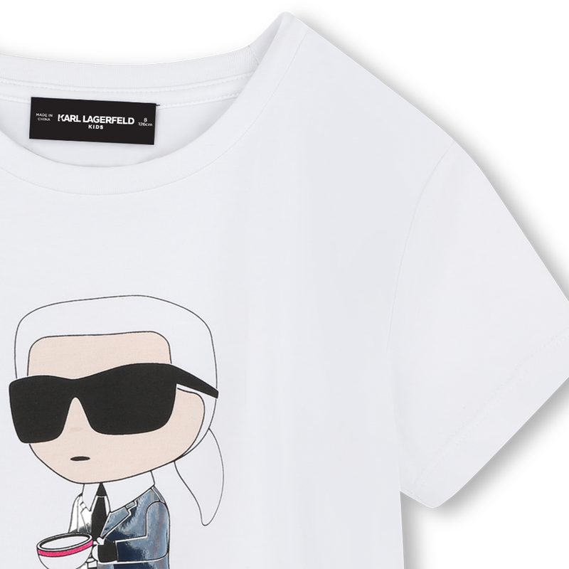 Camiseta estampada KARL LARGERFELD KIDS 
                        NI&Ntilde;A